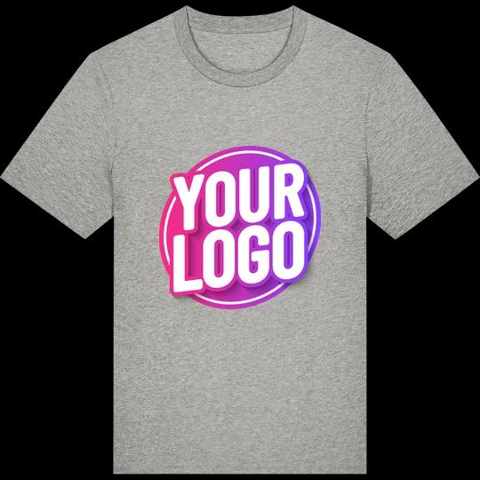 Gray t-shirt customized with Your Logo design